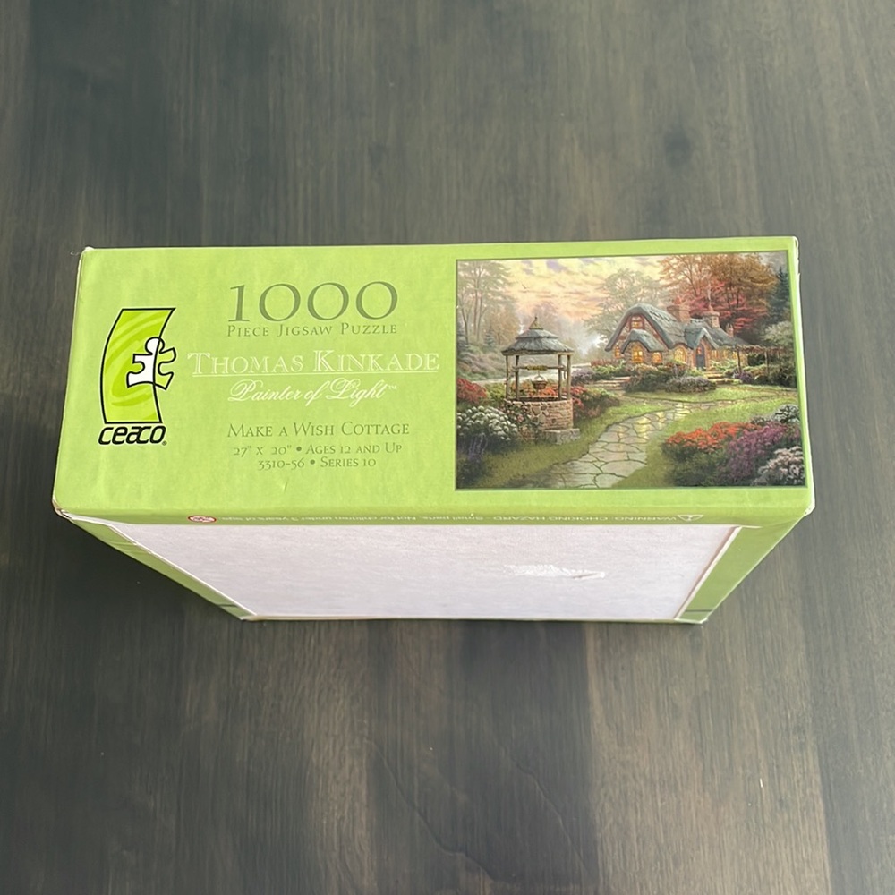 Ceaco Thomas Kinkade Make A Wish Cottage 1000 Piece Jigsaw Puzzle Brand New - Picture 11 of 13